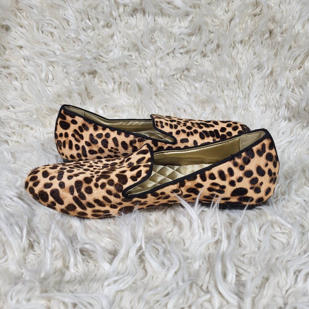 Birdies The Starling Cheetah Calf Hair Comfort Flats Leopard Print Size 7.5 - Picture 4 of 10